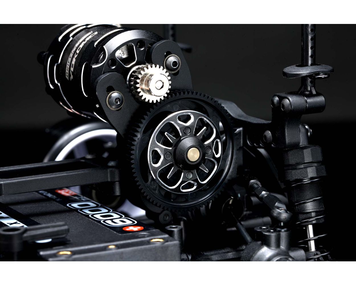 Aluminum L.W. Light Weight Spur Gear Hub - Holder (YD RD SD MD Series) RED BLUE BLACK PURPLE [Yokomo] RD-630BK RD-630BL RD-630R RD-630P