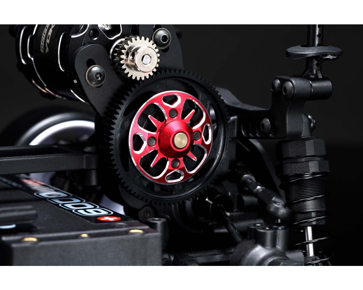 Aluminum L.W. Light Weight Spur Gear Hub - Holder (YD RD SD MD Series) RED BLUE BLACK PURPLE [Yokomo] RD-630BK RD-630BL RD-630R RD-630P