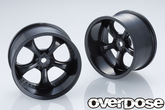 Work VS-KF (BLACK) R-SPEC Rims (HIGH TRACTION) 5mm - 7mm / 9mm WIDE  [Overdose] OD2570 OD2571 VSKF