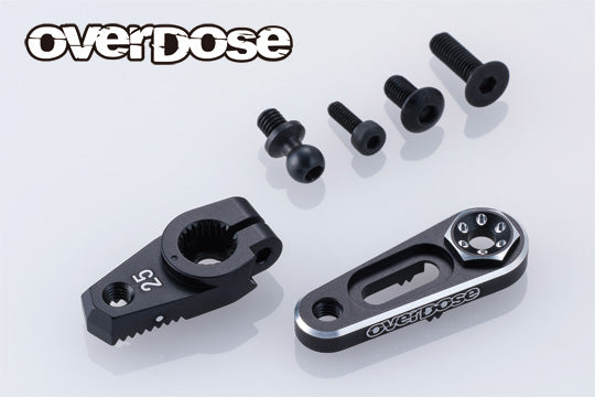 JT Aluminum Direct Servo Horn Type-2 (Futaba 25T) GALM - BLACK PURPLE RED [OVERDOSE] OD3887 OD3888 OD3889