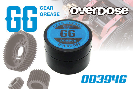 gg gears Gear Grease (5g) [Overdose] OD3946 – Super-G R/C Drift Arena Add Shift Pattern:6-Speed Retro Shift Pattern (RRU) Kopfstütze für Kinder Fahrradanhänger, No Boxing No Life Glove
