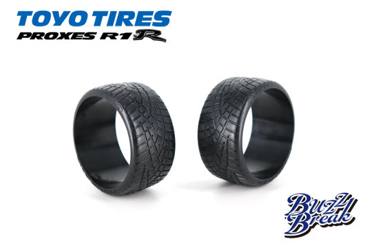 BUZZ BREAK TOYO TIRES PROXES R1R 26mm 30mm (2 PACK) HDPE Tires RCDC [Overdose] BB-RT-009