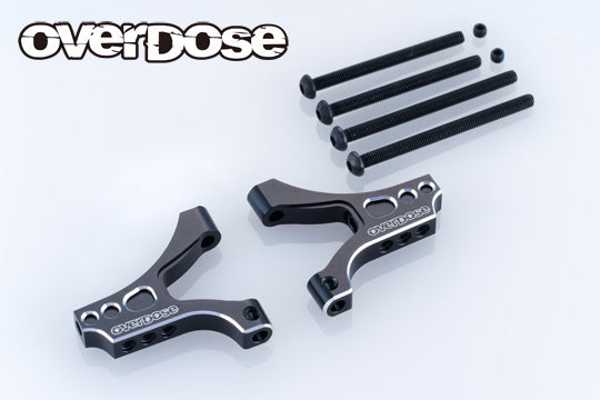 PREORDER: ES Aluminum Front Suspension Arm Lower (For GALM series) RED PURPLE BLACK [Overdose] OD3942 OD3941 OD3940