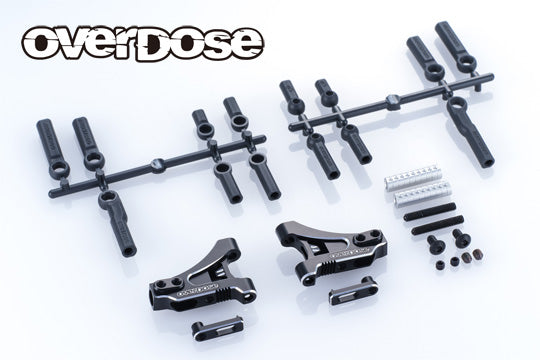 PREORDER: Adjustable Aluminum Front Suspension Arm Type-4 for GALM PURPLE RED BLACK [OVERDOSE] OD3964 OD3965 OD3966