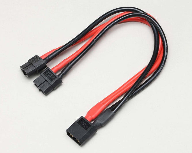 XT60 PARALLEL FEMALE XT60 TO MALE XT60 Y-HARNESS CHARGER LEAD (Racing Performer) [YOKOMO] RP-122-3