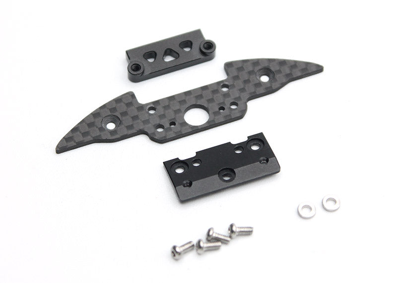 MF-1 Carbon Fiber Bumper and Aluminum Clip Set [Reflex Racing] RX566
