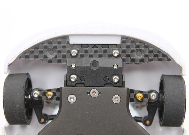 MF-1 Carbon Fiber Bumper and Aluminum Clip Set [Reflex Racing] RX566