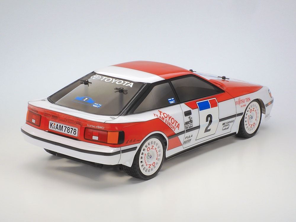 TAMIYA 51708 Toyota Celica GT-Four (ST165) Body Kit - 1/10 Scale Polycarbonate RC Car Body With Decals, Multi-Colored