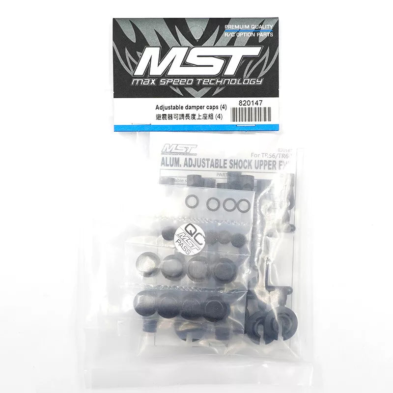 Adjustable Shock Upper End Set For TR56 TR60 Damper TRF [MST