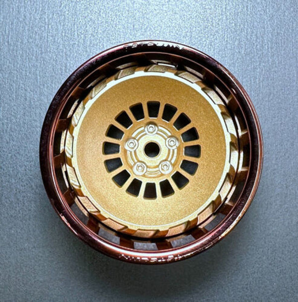 Super Bowler Rims Wheels (BROWN-GOLD) 5, 8 11 OFFSET (PAIR) [Tetsujin ...