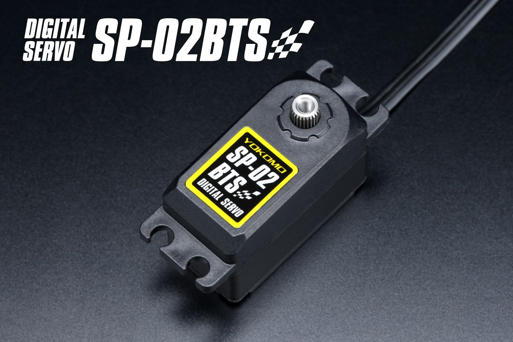 SP-02BTS RWD Drift Spec Servo Coreless Titanium (Low profile size) .015@6.8kg [Yokomo]  SP-02BTS
