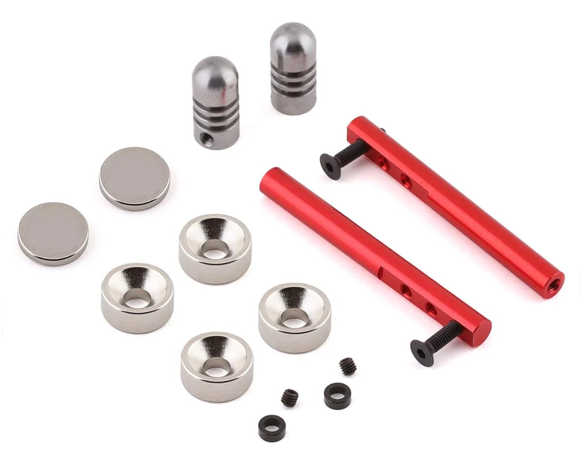 RED Gorilla Mounts Stealth Magnet Mount Body Post-Less Kit Magnets (FRONT REAR) [ScaleReflex] 888110