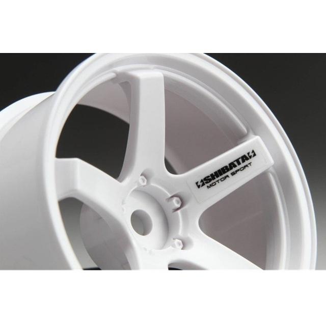 F23 - 5 Spoke - White - High Traction - Rims (5mm - 7mm) [Shibata] DR-SW05FWH DR-SW07FWH