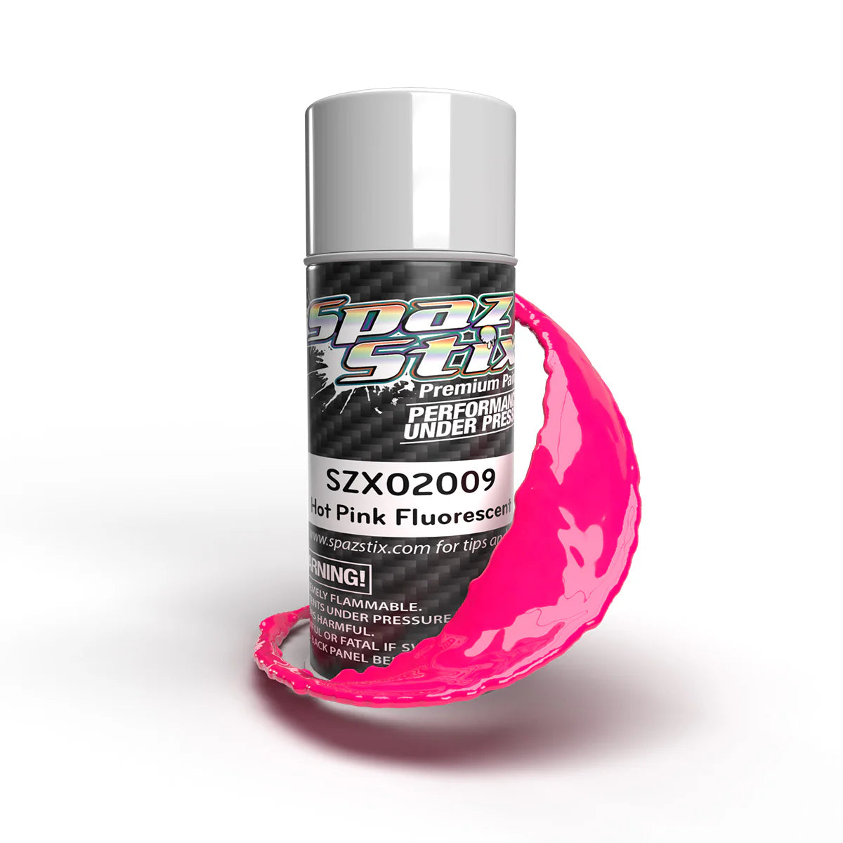 HOT PINK FLUORESCENT Polycarbonate Spray Paint [Spaz Stix] SZX02009