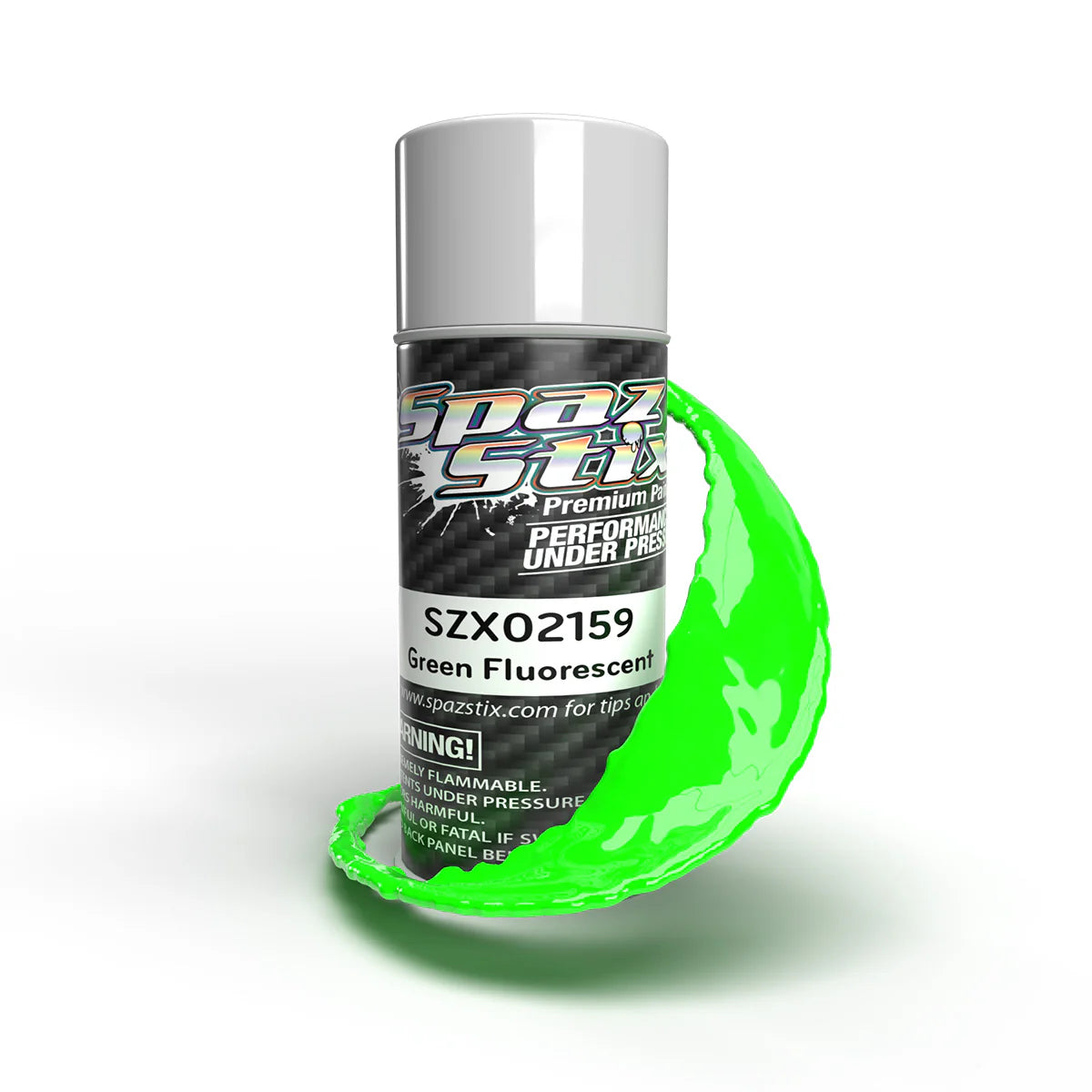 GREEN FLUORESCENT Polycarbonate Spray Paint [Spaz Stix] SZX02159