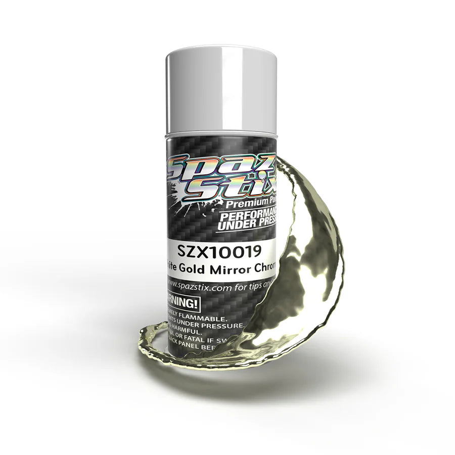 White Gold Mirror Chrome - Spray Paint [Spaz Stix] SZX10019