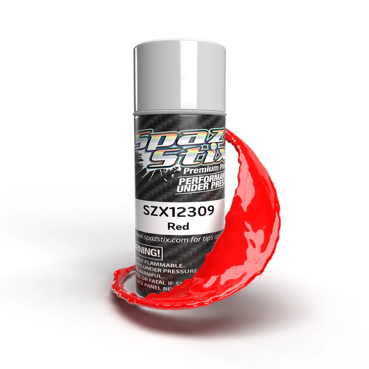 Solid Red - Polycarbonate Spray Paint [Spaz Stix] SZX12309