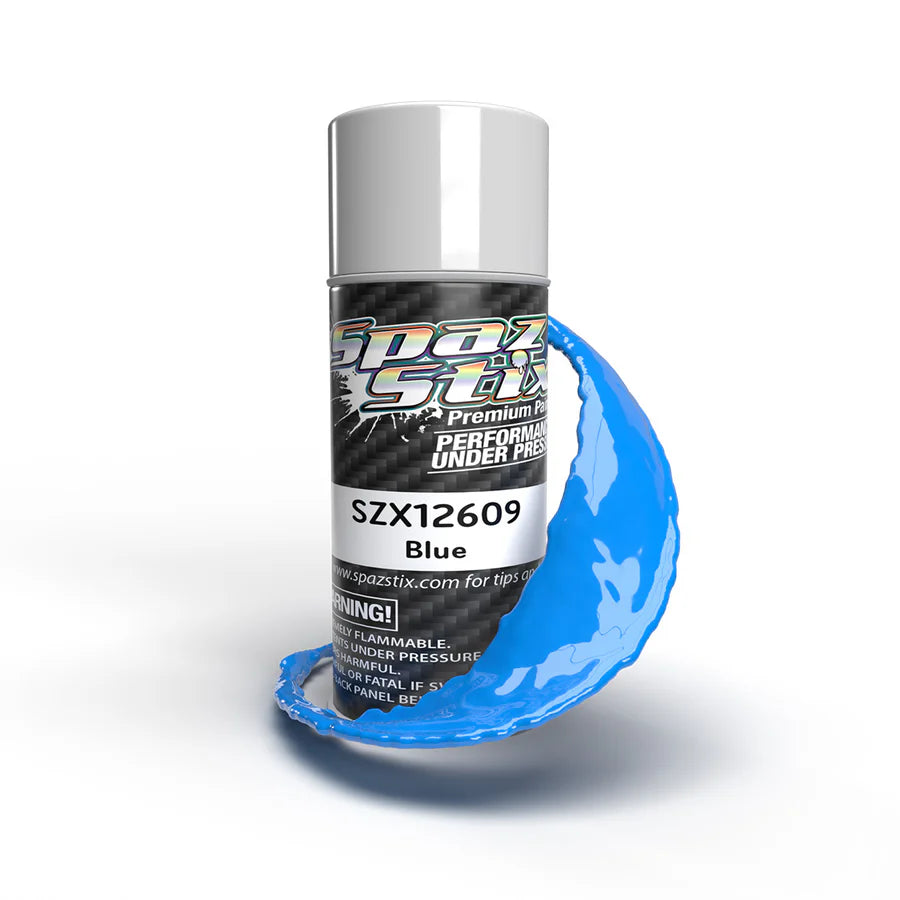 Solid Blue - Polycarbonate Spray Paint [Spaz Stix] SZX12609