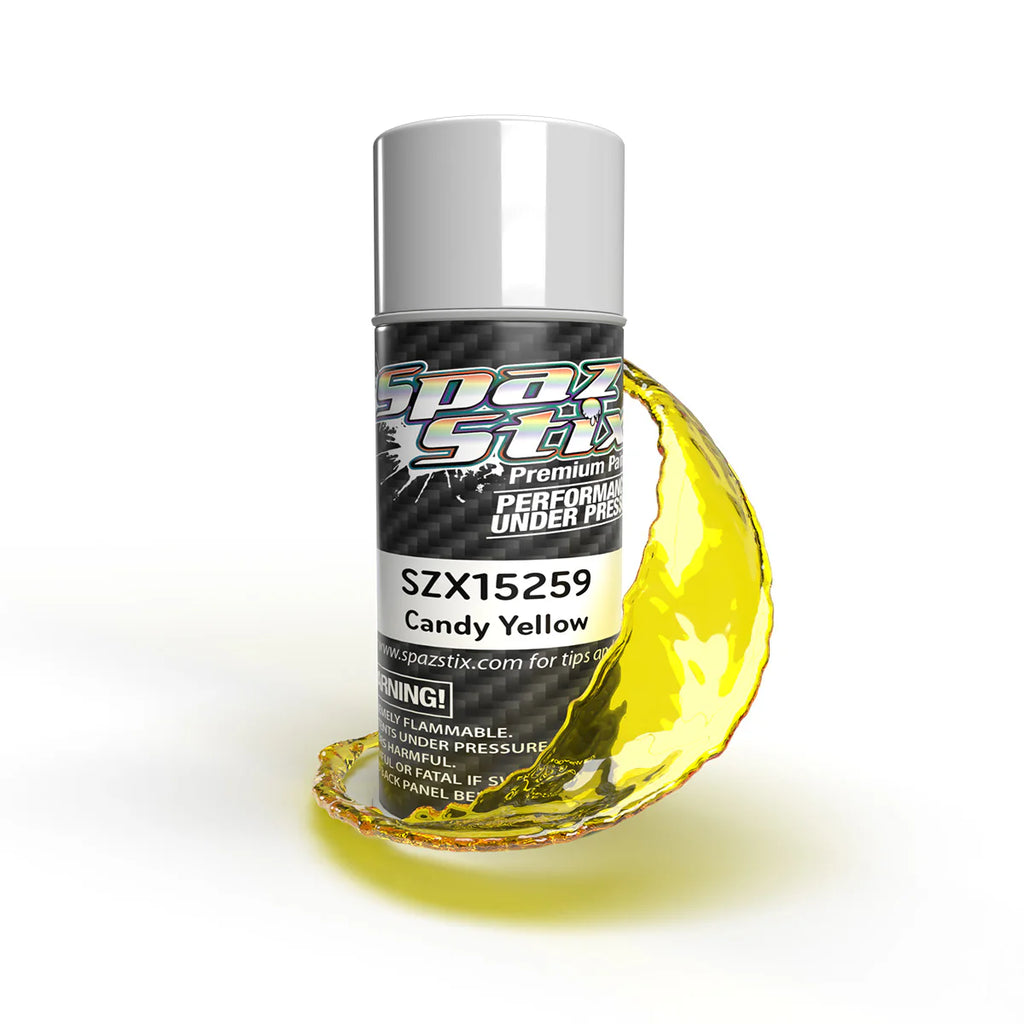 Candy Yellow - Spray Paint [Spaz Stix] SZX15259 – Super-G R/C