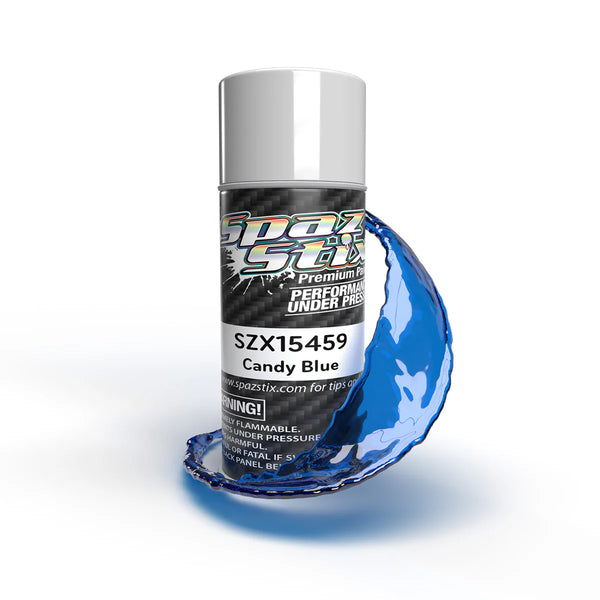 Candy Blue Spray Paint [Spaz Stix] SZX15459 SuperG R/C Drift Arena