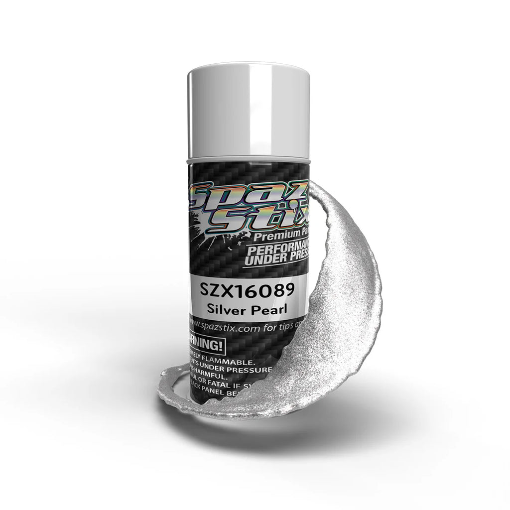 エスカパール Silver Pearl Spray Paint [Spaz Stix] SZX16089 – Super-G R/C Drift
