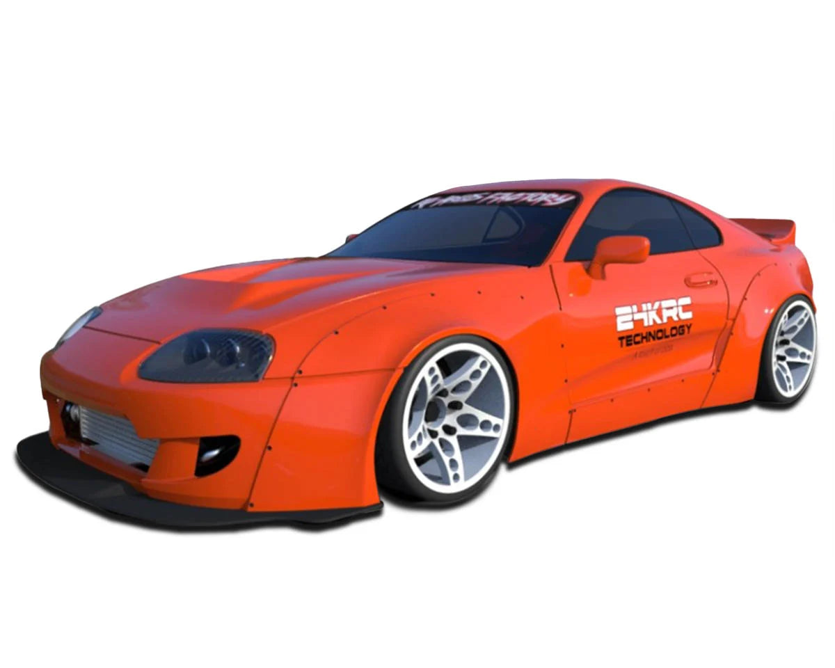 TOYOTA SUPRA JZA80 A80 ROCKET BUNNY WIDEBODY 1-10 Drift Body Shell [RC ARLOS] TAF30000
