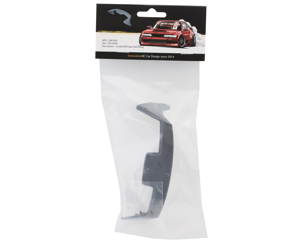 24K Toyota Corolla GR 1-10 Rear Wing (DPR Spec) [RC-ART] TAF33009
