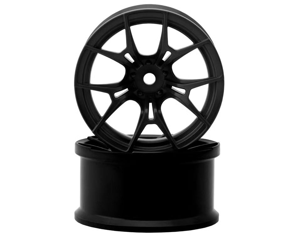 FX SPORT MULTI-SPOKE DRIFT WHEELS (Black) (Hard) 6MM-8MM [TOPLINE] TDW-0615BK TDW-0815BK