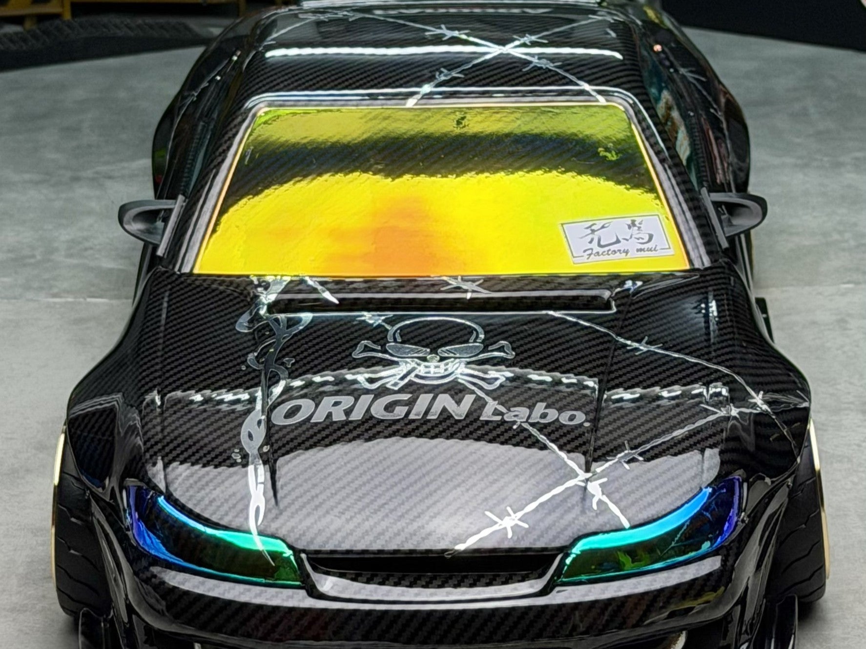 1-10 Window Tint Sticker Decal - AURORA YELLOW - ION Chameleon - A4 297mm x 210mm [Pandora] VGP-630