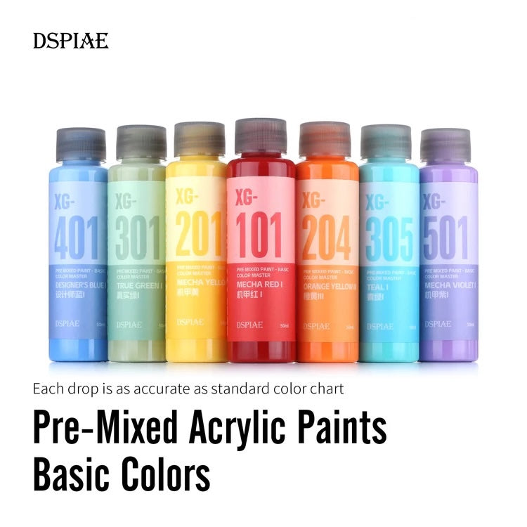 XG Series Water Based Pre-Mixed Paint 50ML [DSPIAE]