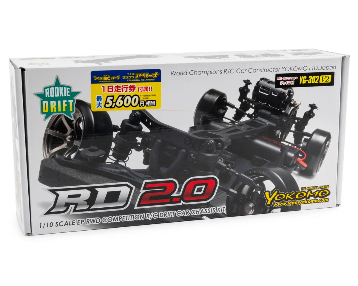 RD 2.0 ROOKIE DRIFT RWD 1-10 RC Drift Car kit w/ YG-302v2 GYRO RD 2.0 ROOKIE DRIFT RWD 1-10 RC Drift Car kit w/ YG-302v2 GYRO