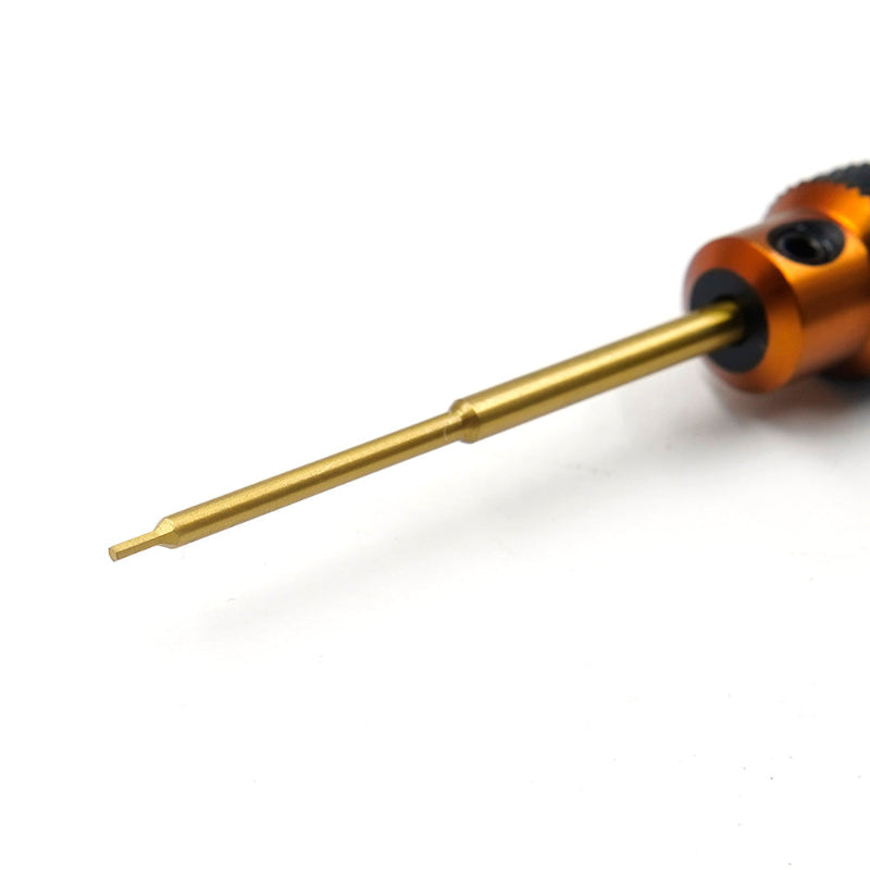 Mini 0.9 Aluminum Allen Wrench Driver Black/Gold [YEAH RACING] YT-0255BK/GD