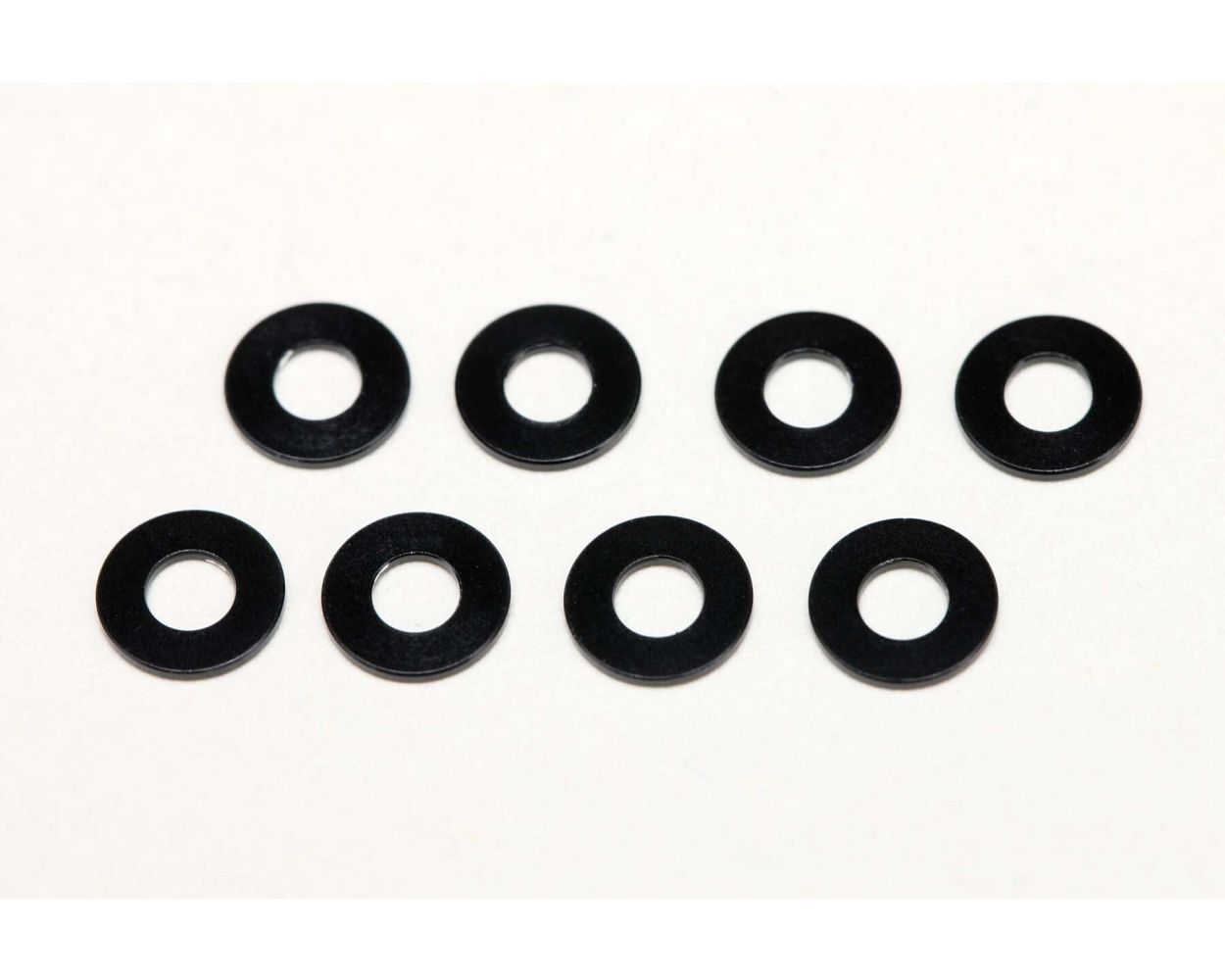 2.5x5x0.5mm Aluminum Shim (Black) 8-Pack [Yokomo] ZC-A2505BA