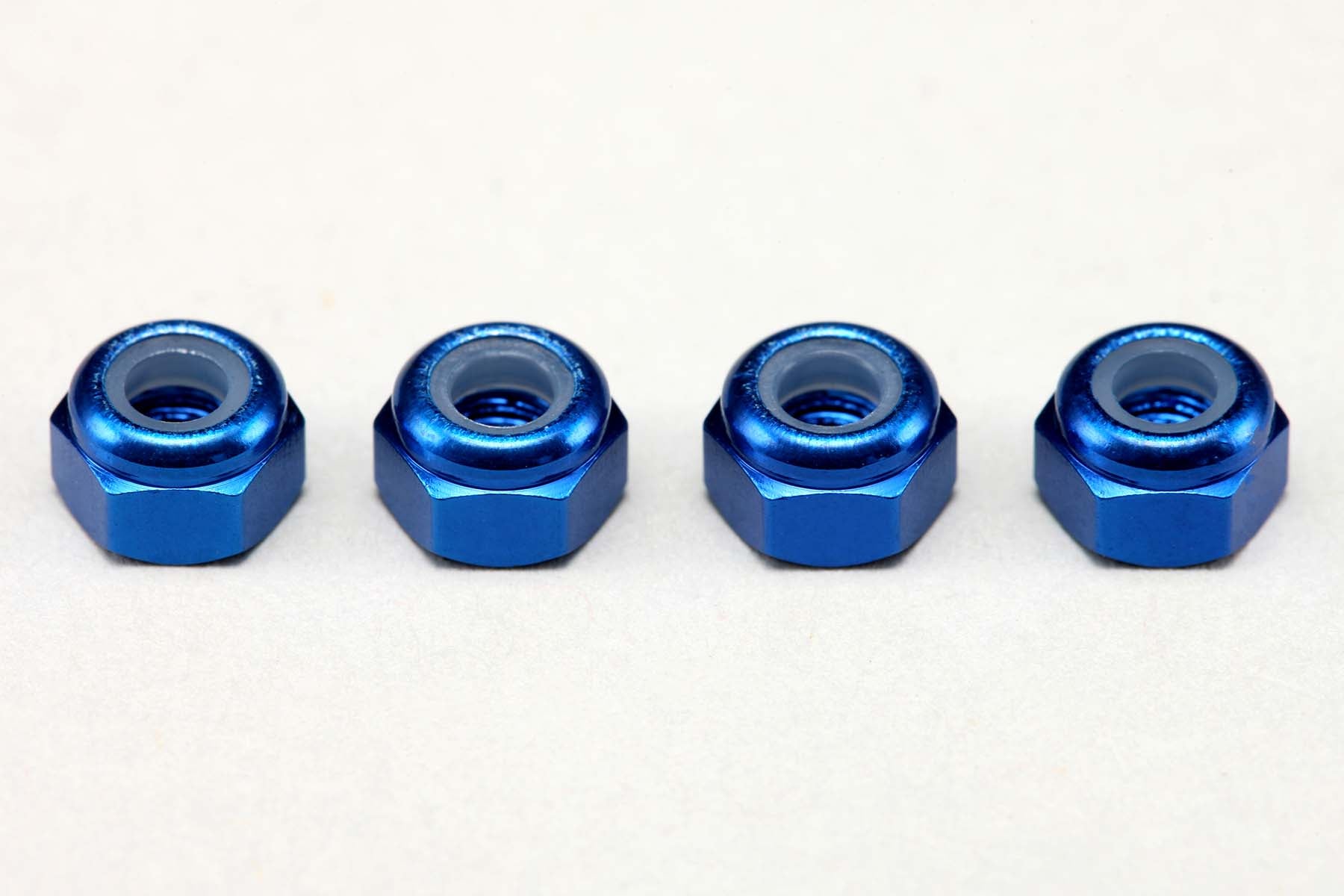 M3 Aluminum 3mm Nylon Lock Nuts [YOKOMO] ZC-N3AR ZC-N3ABL ZC-N3APU
