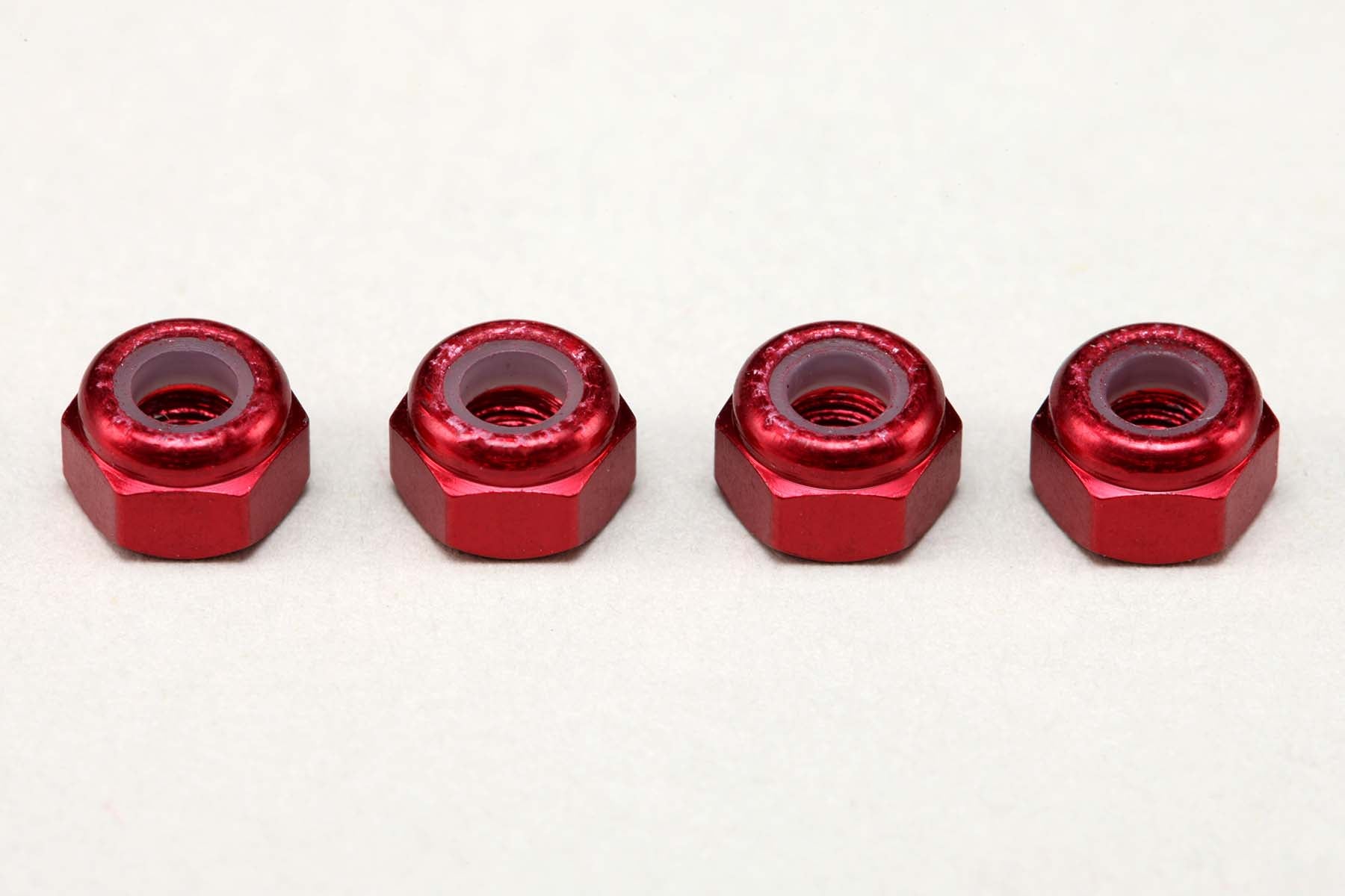 M3 Aluminum 3mm Nylon Lock Nuts [YOKOMO] ZC-N3AR ZC-N3ABL ZC-N3APU