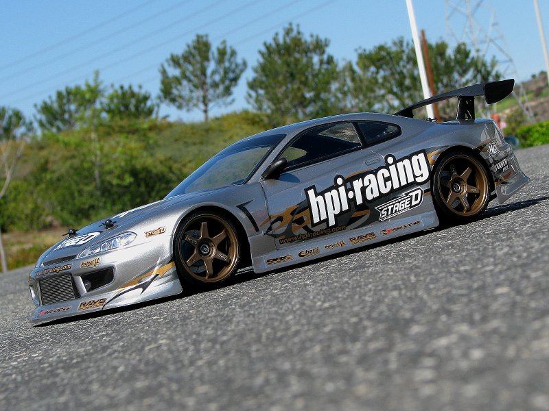 NISSAN SILVIA S15 Drift 1 10 CLEAR Body Set 190mm HPI 17530 Super G R C Drift Arena