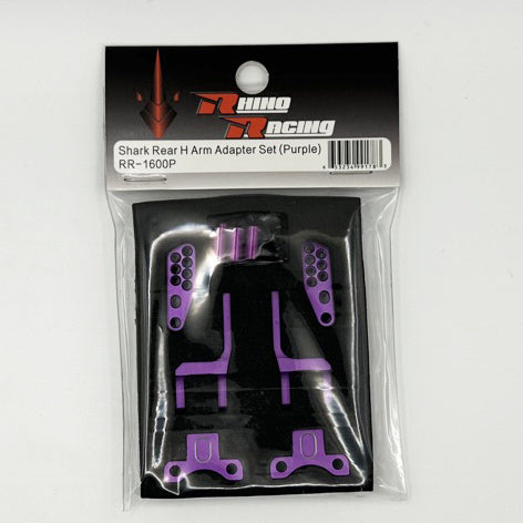 SHARK - Rear H Arm Adapter Set - RED PURPLE BLACK [Rhino Racing] RR-16 ...