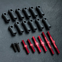 RMX 2.0 S Turnbuckle Shaft Tie Rod Set (RED) [MST] 210595R – Super