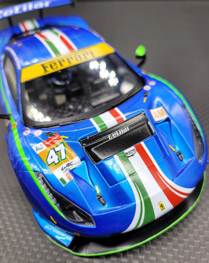 1-28 GL 488 GT3 Body 008 (Metallic Blue) (98mm) [GL Racing