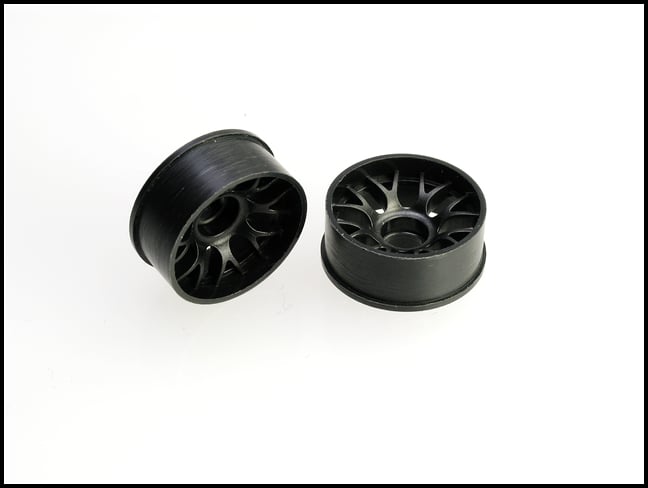 【新品、本物、当店在庫だから安心】 2WD Machine Mini-Z for Rims RWD - BLACK Wheels BBS - Cut 文房具・ステーショナリー