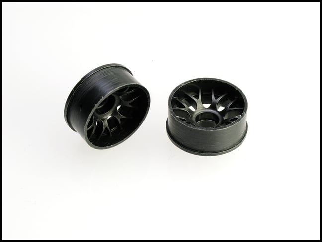 2WD Machine Cut - BBS Wheels BLACK - RWD Rims for Mini-Z 2WD Machine Cut - BBS Wheels BLACK - RWD Rims for Mini-Z