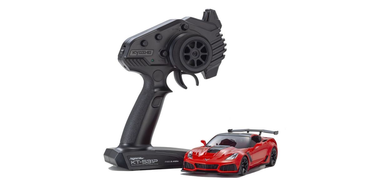 MINI-Z Racer RWD CHEVROLET CORVETTE ZR1 Torch Red Readyset RTR 