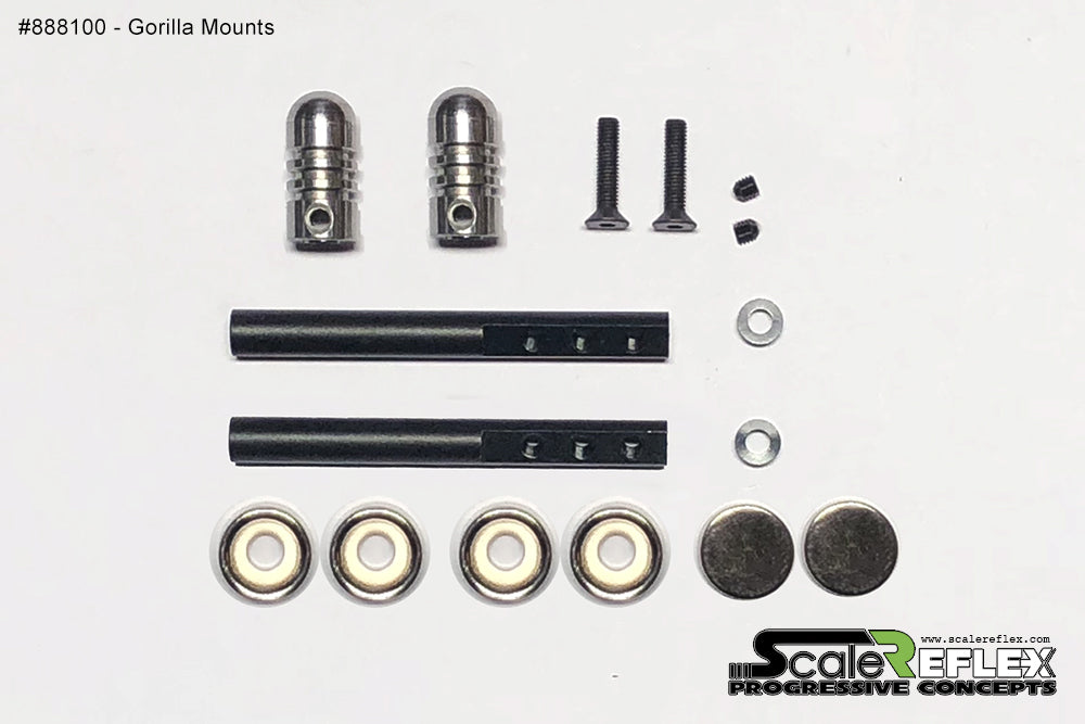 BLACK Gorilla Mounts Stealth Magnet Mount Body Post-Less Kit