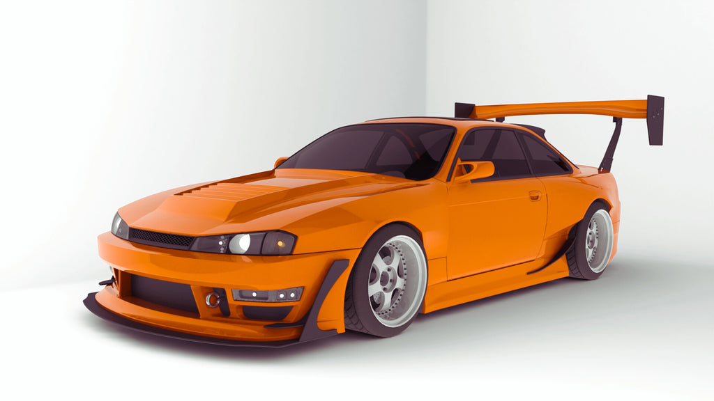 SEIJI S14 NISSAN 240SX SILVIA 1-10 Drift Body Shell [RC