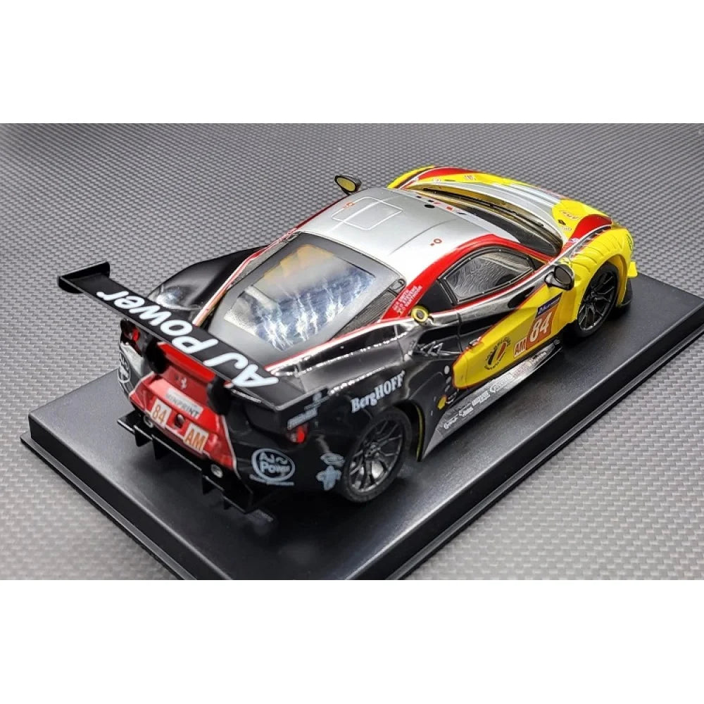 GLレーシング製 ミニッツボディ フェラーリ 488GT3 レッド×ブラック 1-28 GL 488 GT3 Body 010 (Yellow-Red) (98mm) for Mini-Z [GL