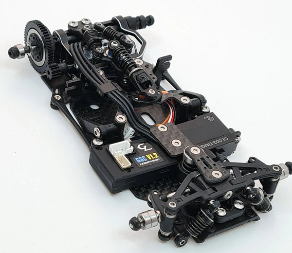 GLR-GT 1-28 RWD Chassis Kit (98mm Wheelbase) w- ESC + SERVO [GL Racing ...