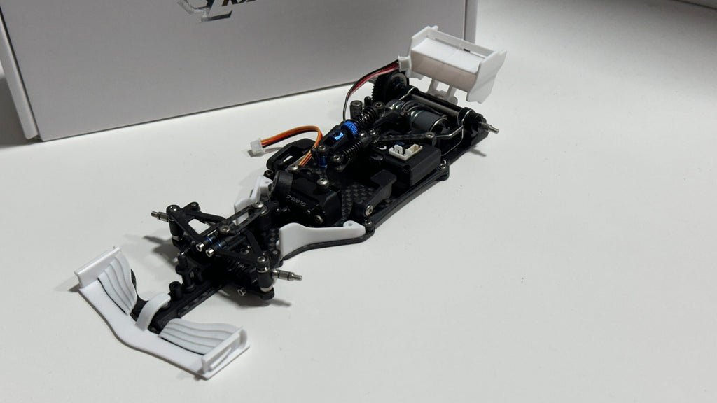 GLF-1 RWD Chassis 1-28 F1 *FACTORY ASSEMBLED* w MOTOR SERVO + ESC [GL  Racing] GLF-1-PREBUILT