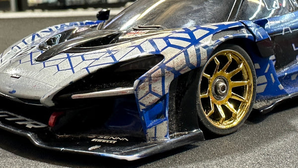 R10 2WD Machined - 10 Spoke Rims GOLD CHROME - RWD Rims for Mini-Z (8 ...