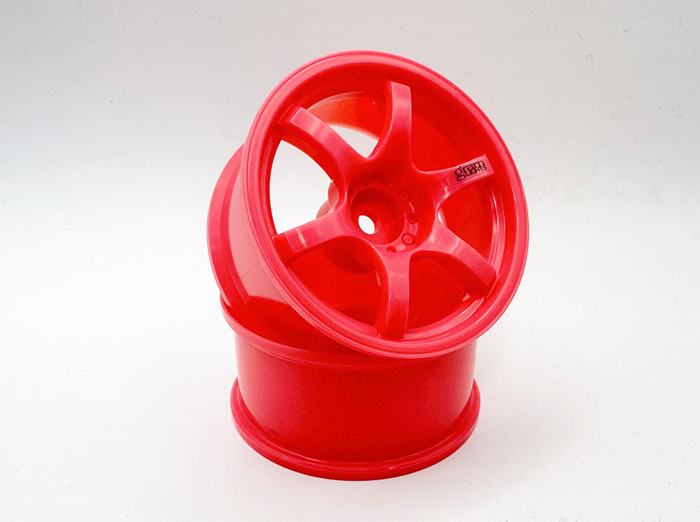 1-10 RAYS - Neon Pink GRAMLIGHTS 57D Rims 6mm 8mm - DRIFT