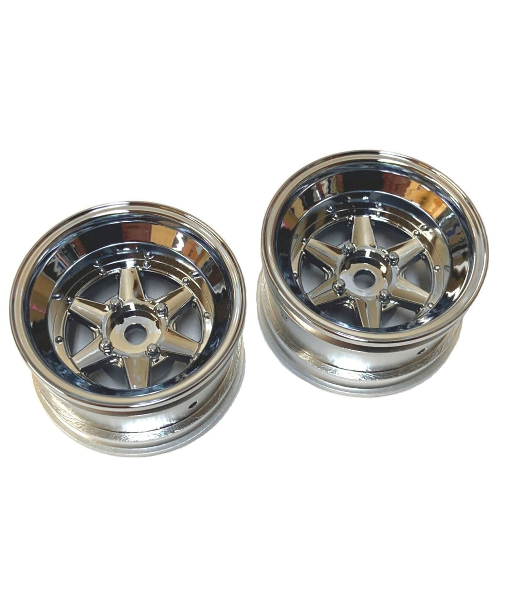 MINI SSR Longchamp XR-4 (M-CHASSIS SIZE) CHROME 6mm / 8mm Offset